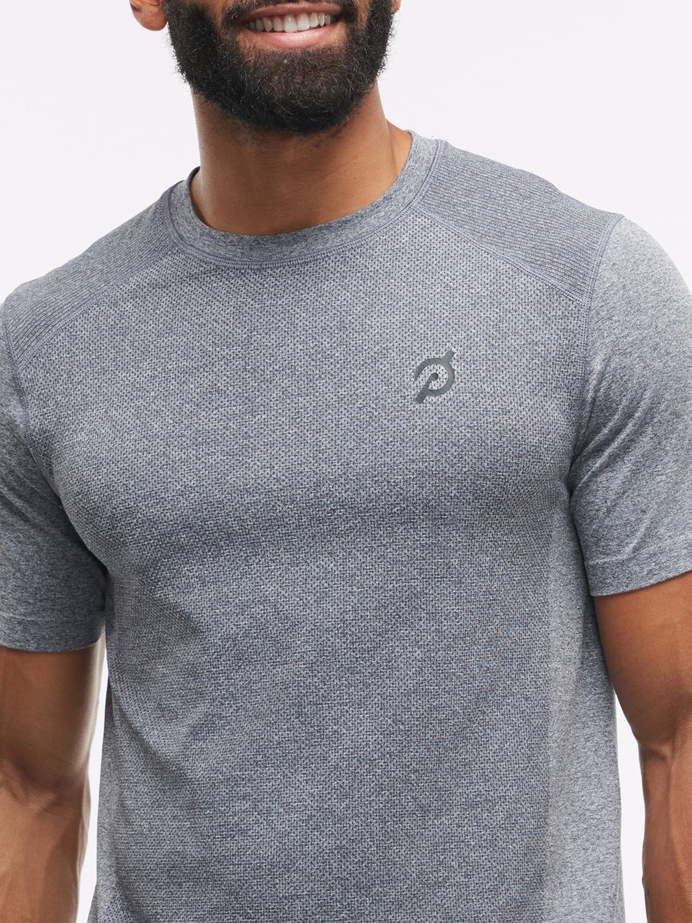 Peloton Gray Heathered Athletic Crewneck